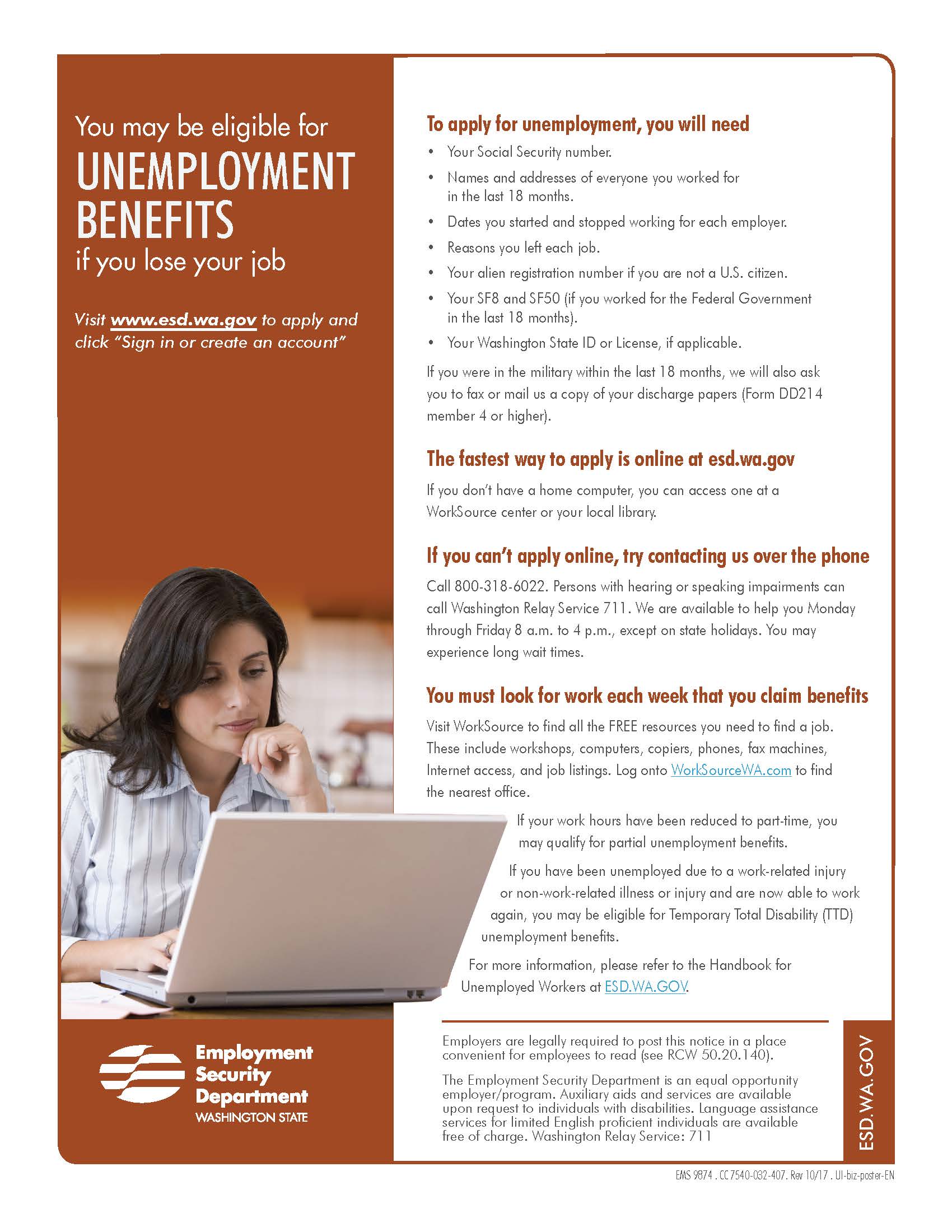 ESD-unemployment-benefits-poster Preview Image
